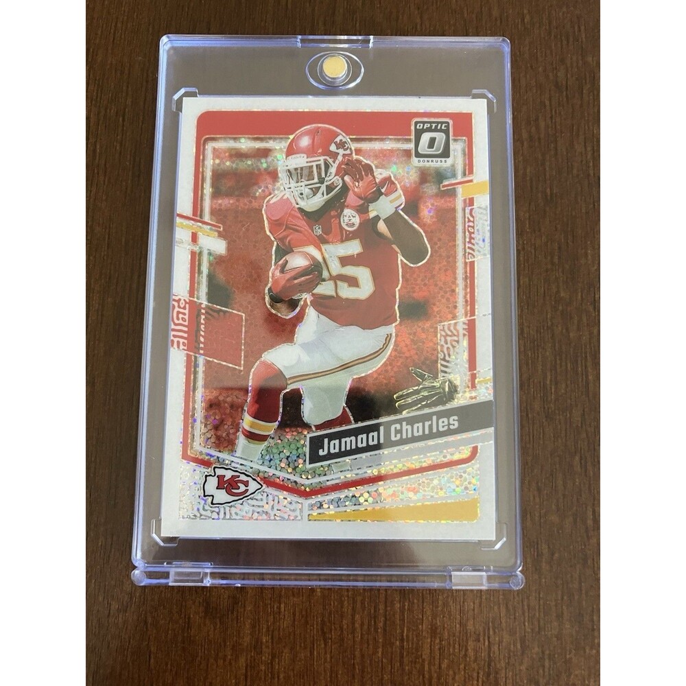 2023 Donruss Optic Jamaal Charles White Sparkle Prizm